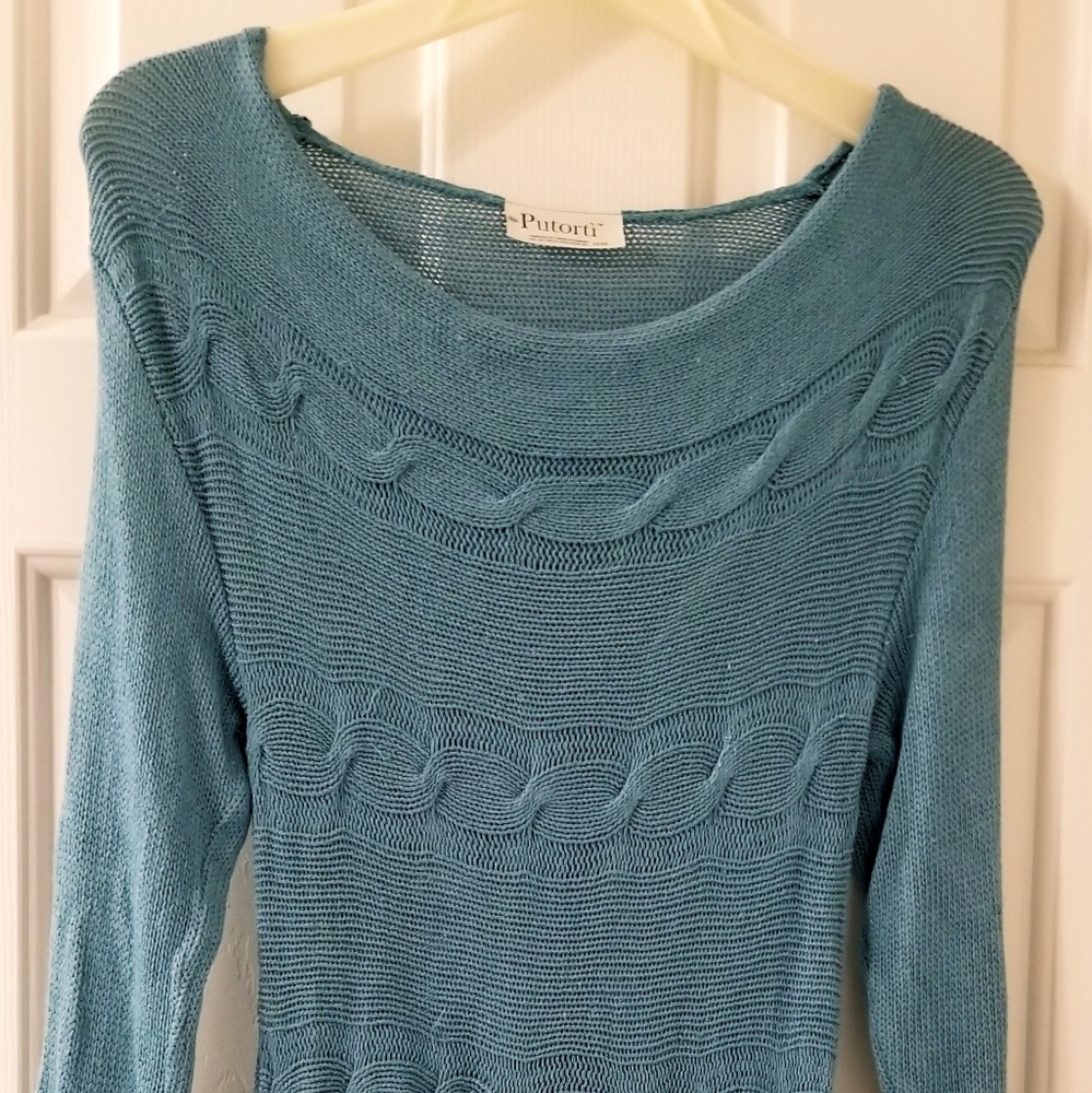 Putorti Womens Knitted Sweater Dress Size Medium